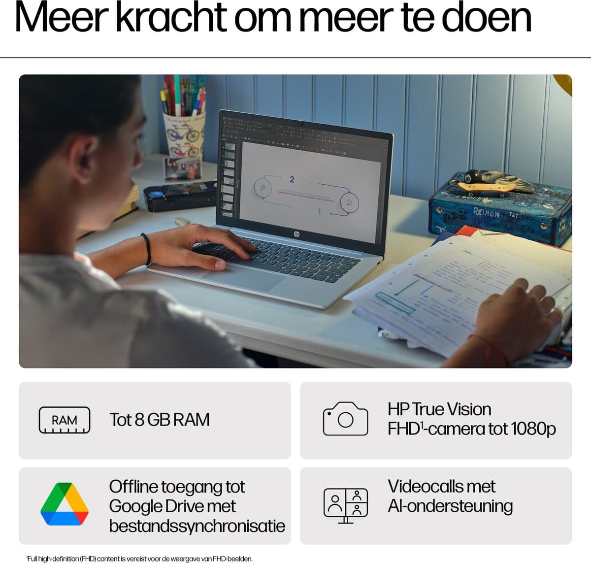 HP Chromebook 14a-nf0702nd - 14 inch thumbnail 7