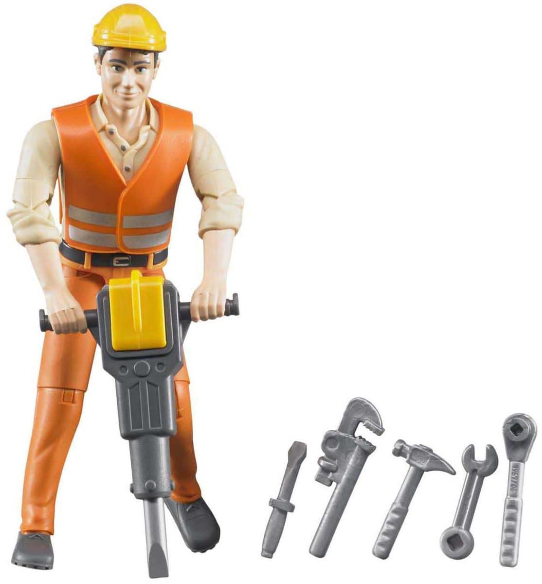 Bruder bworld Bouwvakker speelfiguur met accessoires thumbnail 7