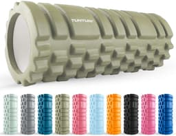 Productfoto van Tunturi Yoga Grid Foam Roller - Massage Roller - Legergroen