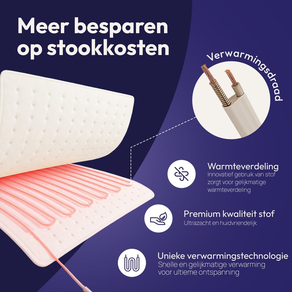 Comfeur CF4Z25 190x80 cm met 9 warmtestanden thumbnail 5