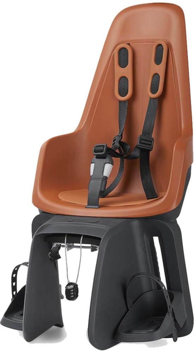 Bobike One Maxi E-BD/bagagedragermontage - Chocolate Brown - fietsstoeltje - kinderzitje - achterzitje - fietszitje - voor achterdrager van een fiets of e-bike