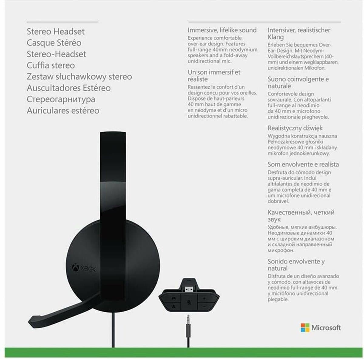 Xbox Stereo Headset - Zwart thumbnail 6