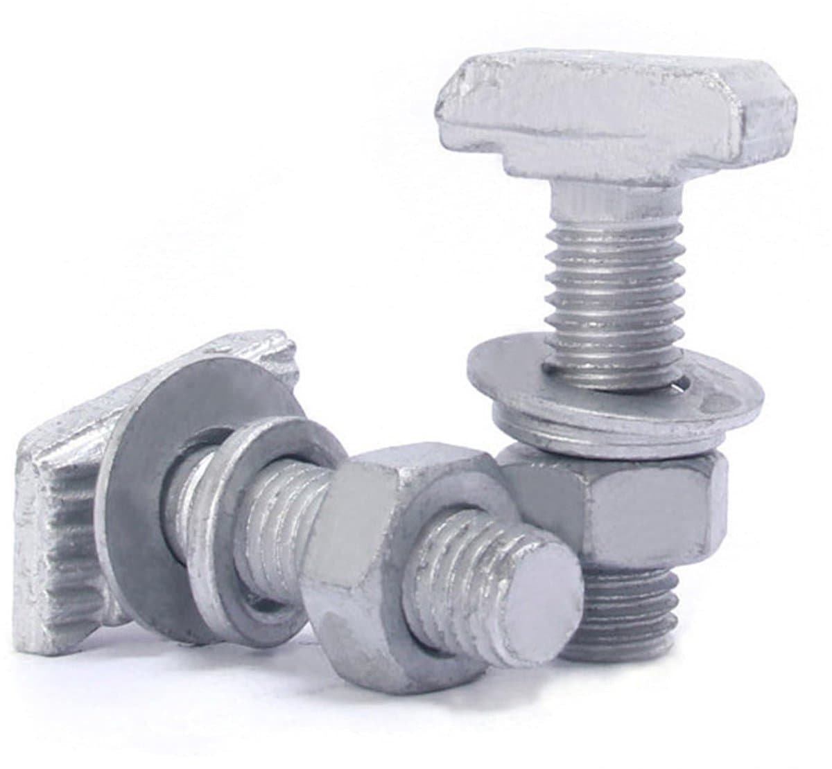 Dailygoods - 8 stuks T-sleuf-adapter, M12 roestvrijstalen groefstenen, groefstenen voor dakdragers, kan worden gebruikt voor de reparatie van fietsen, dakdragers, ski-uitrusting en lastbegrenzers thumbnail 5