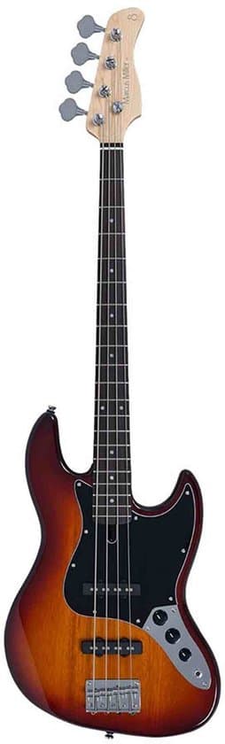 Sire V1 4/TS Marcus Miller 4-snarige Passieve Jazz Bas Tobacco Sunburst met Palissander Toets