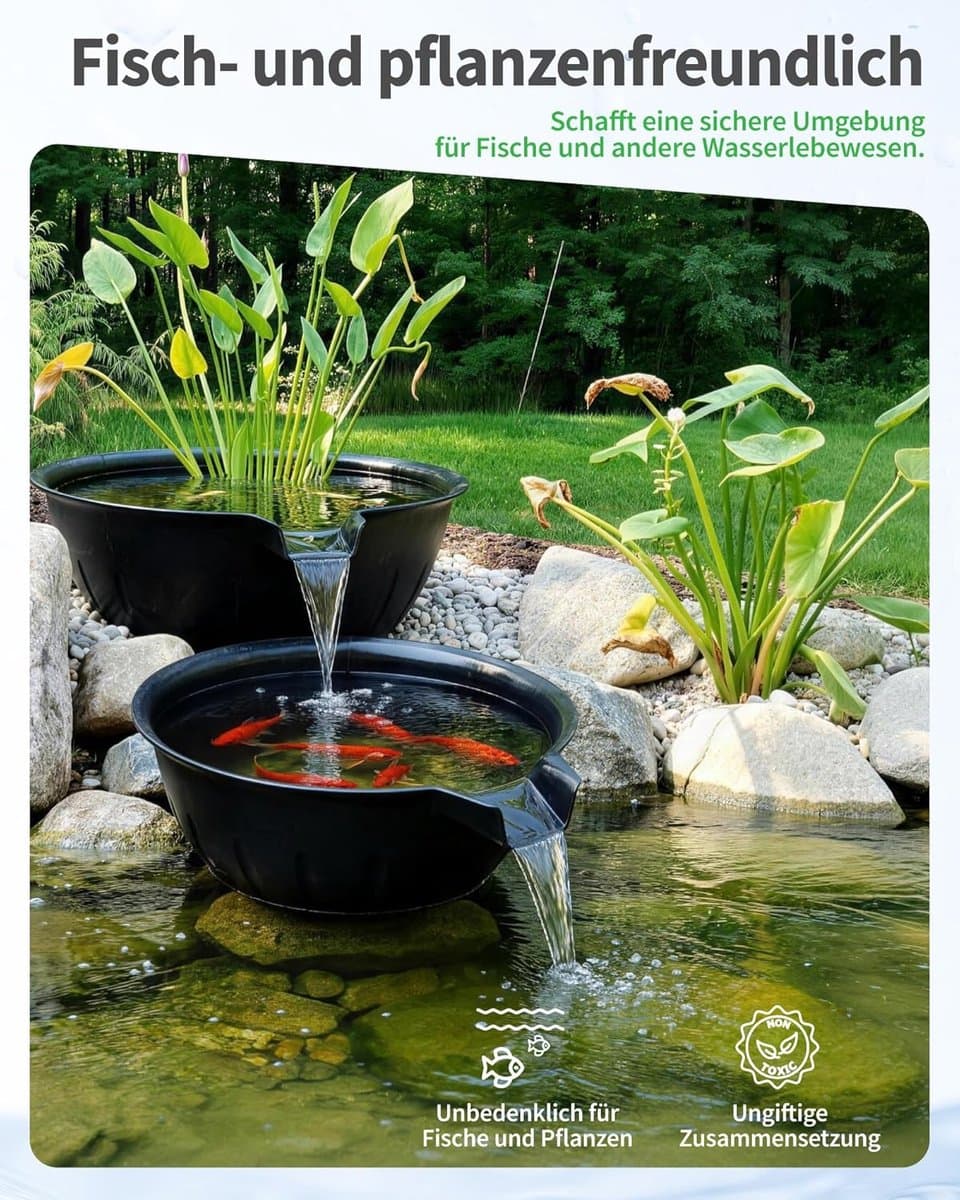 POPOSOAP Vijververlichting-6-in-1 warmwitte onderwater-ledspot-IP68-waterdichte tuinverlichting-dompelspots voor vijver-tuin-terras-fontein-zwembad-waterval[Energieklasse C] thumbnail 8