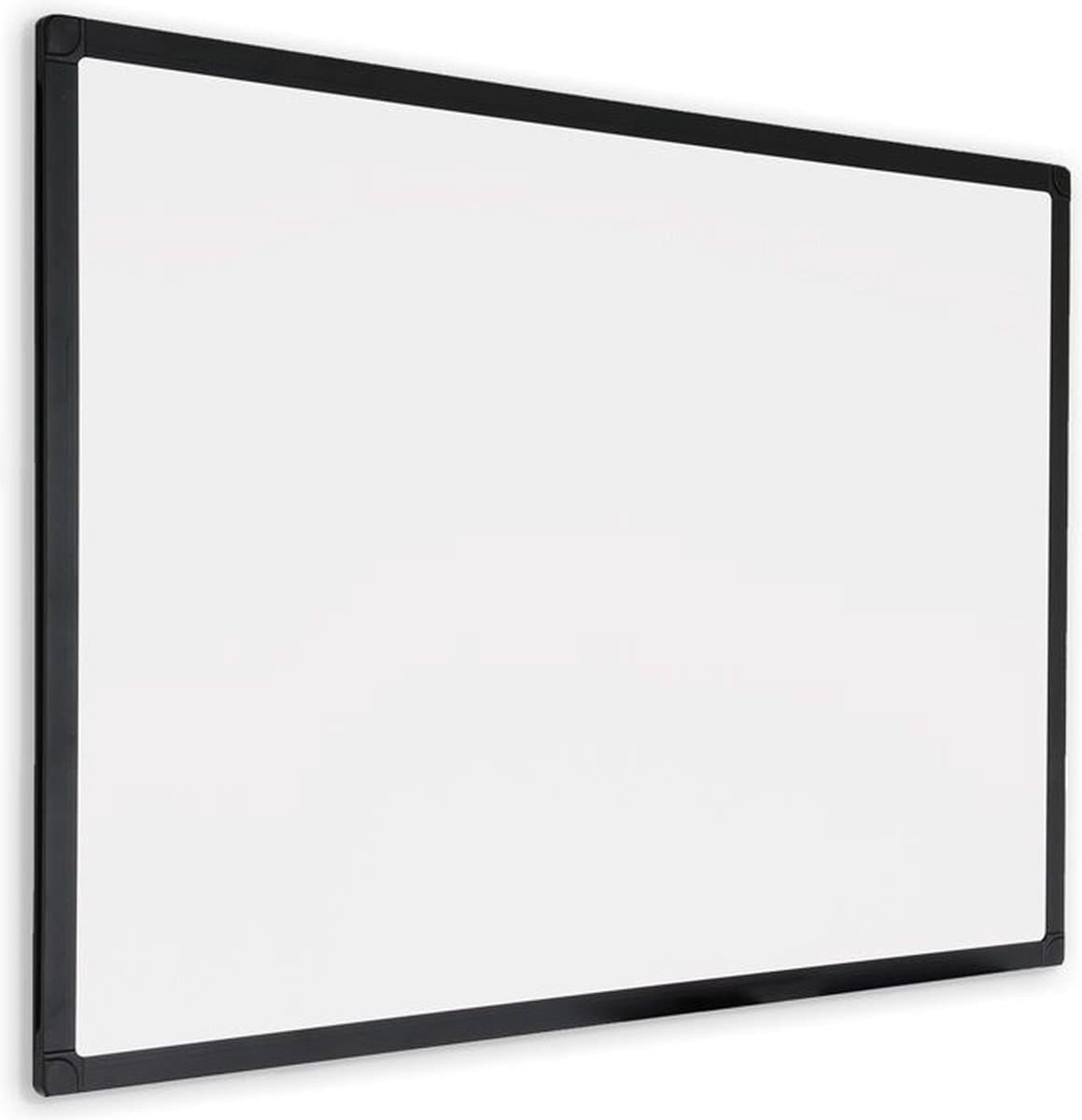 IVOL Whiteboard met zwart frame - Magnetisch - 80x110 cm