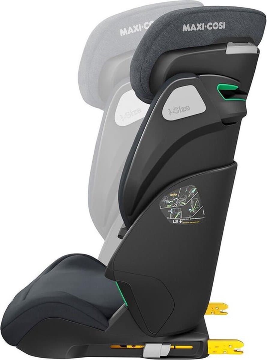 Maxi-Cosi Kore i-Size Autostoeltje - 3.5 tot 12 jaar - Isofix en /of gordelinstalatie - Authentic Graphite thumbnail 7