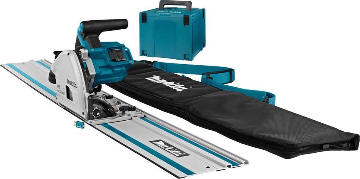 Makita DSP600ZJ2 Accu Invalzaag 2x18V met Geleiderail thumbnail 5