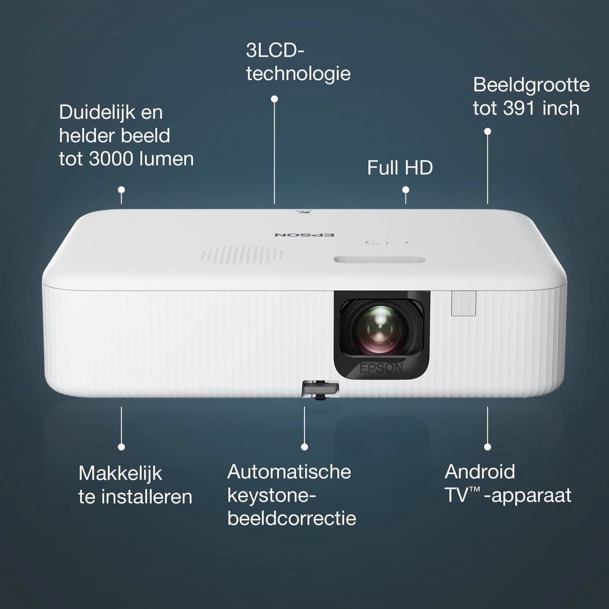 Epson EpiqVision Flex CO-FH02 - Full HD Beamer - 3000 lumen thumbnail 3