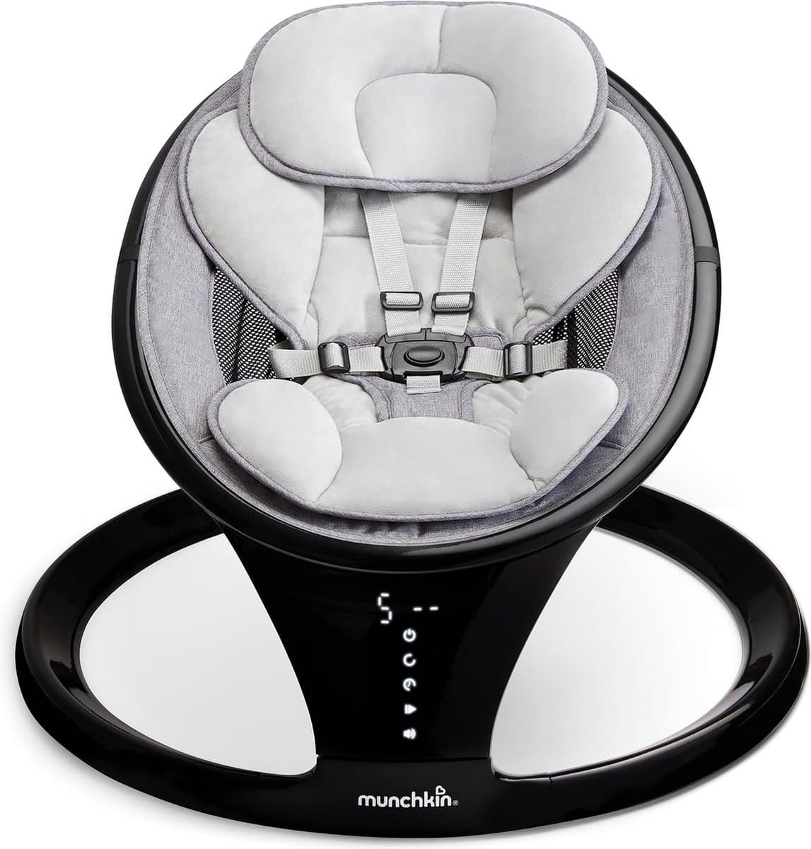 Munchkin Swing Baby Wipstoel Elektrisch Lichtgewicht Bluetooth Schommelstoel thumbnail 2