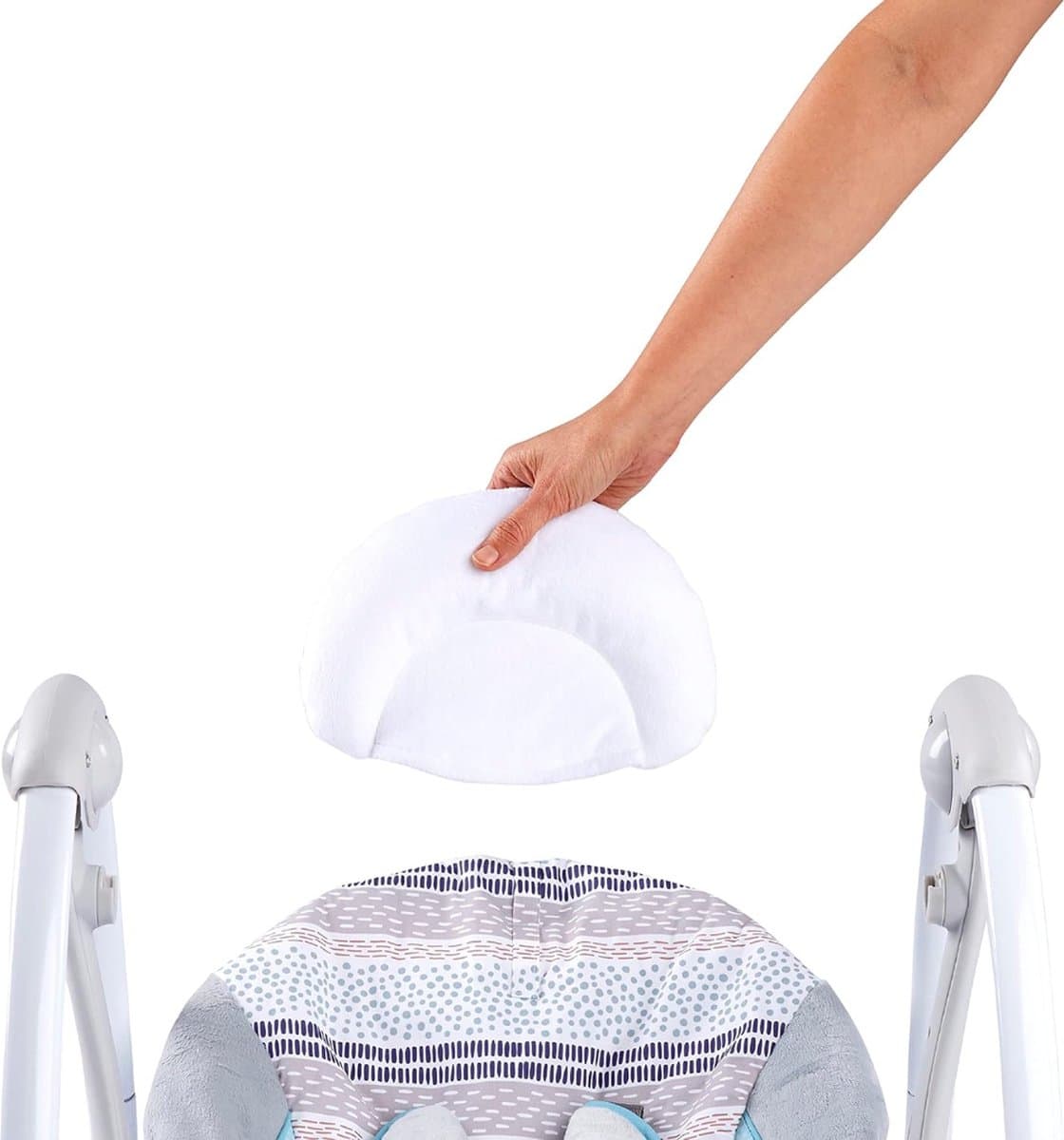 Elektrische Wipstoel - Elektrische Babyschommel - Schommelstoel - Baby Swing - Premium thumbnail 8