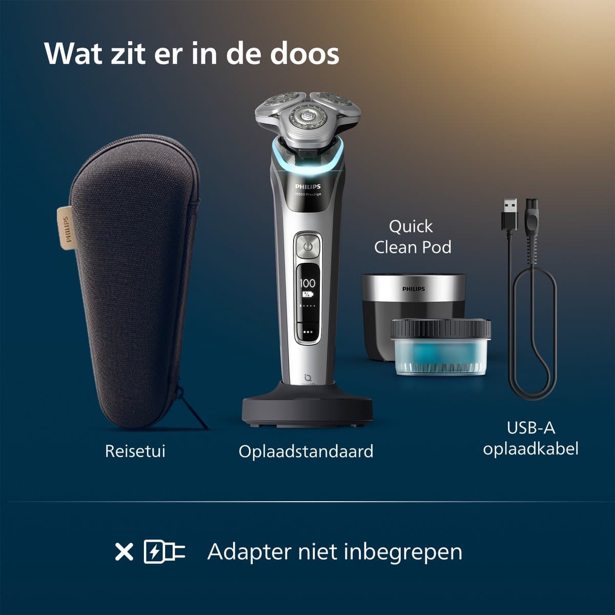 Philips Shaver i9000 Prestige - Elektrisch scheren tot 0,00 mm thumbnail 2