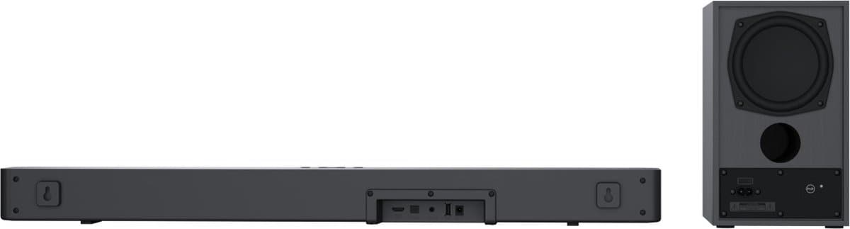 Horizon Soundbar met Subwoofer voor TV - Werkt op alle TV's - Bluetooth - 2.1CH - 60W - Kleine Soundbar met Afstandsbediening - Speaker - Antraciet thumbnail 2