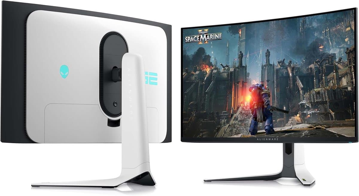 Alienware AW3225QF - 32 inch 4K QD-OLED 240Hz curved thumbnail 6
