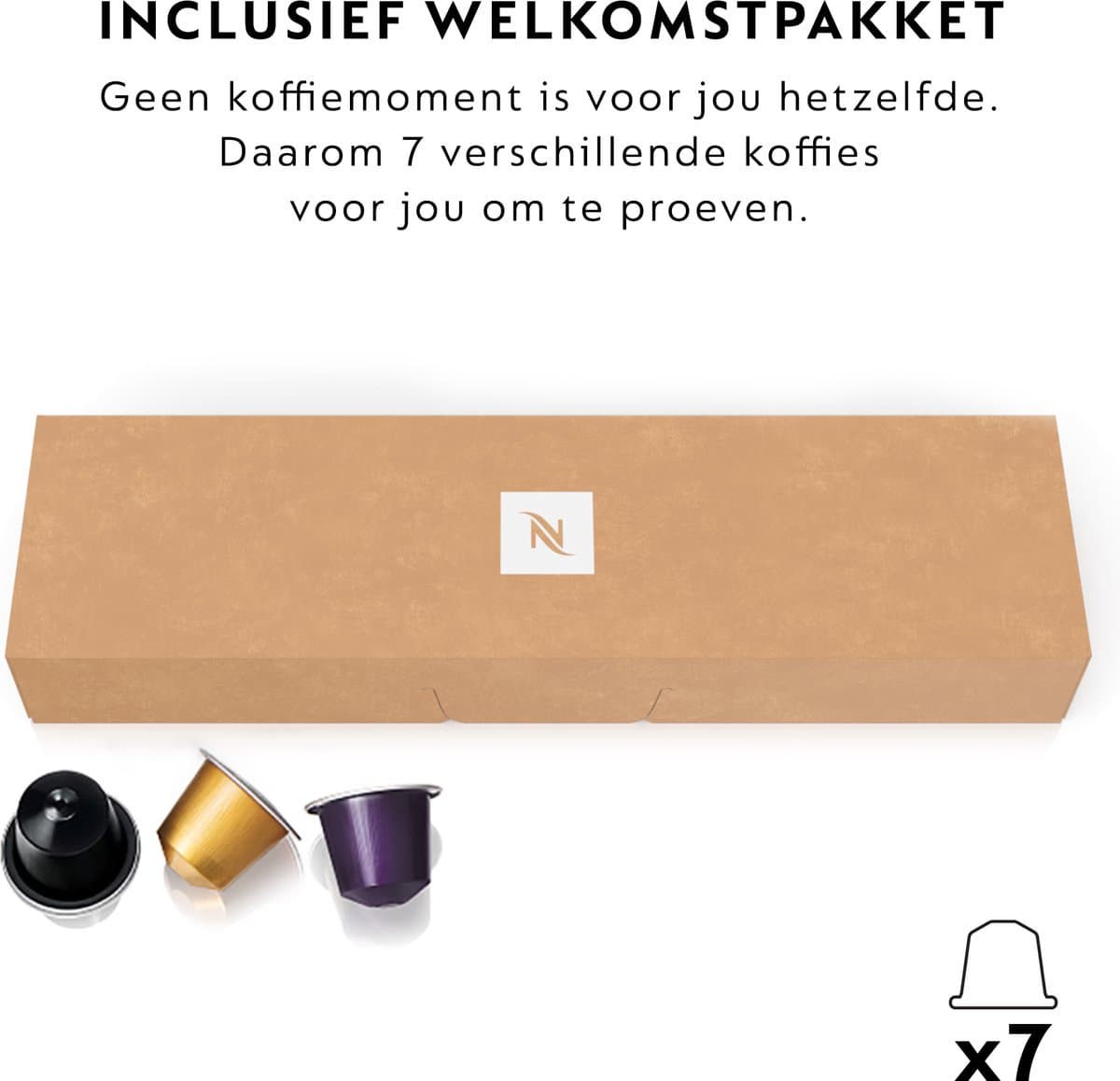 Krups Nespresso Essenza Mini XN110B - Koffiecupmachine - Grijs thumbnail 5