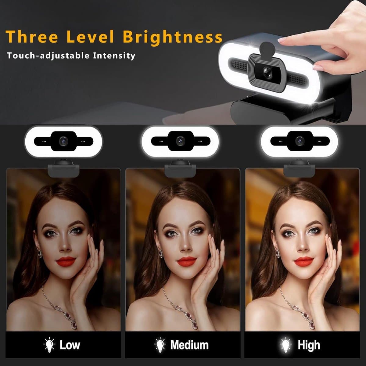 Webcam voor PC - Streaming Camera - 4K Kwaliteit - video systeem thumbnail 7