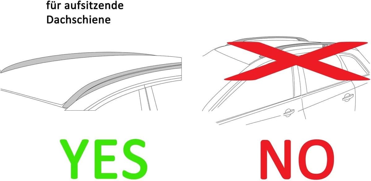 Fietsendrager Dakdragerset - Fietsrek Imperiaal - Fietsen Vervoeren - Universele Fietsbevestiging - 1200 mm stangen - Zilver Zwart thumbnail 3