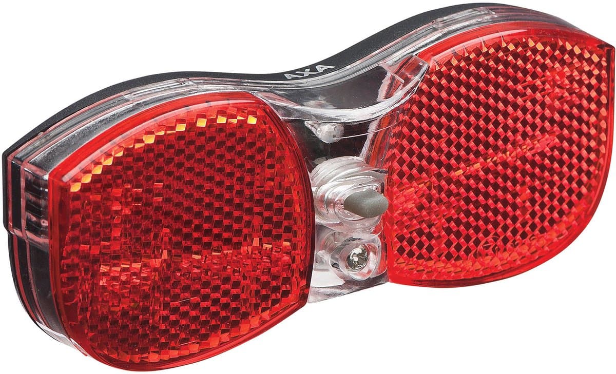 AXA City Rear Achterlicht – LED Fietsverlichting – Batterij – 500 m Zichtbaarheid – 50/80 mm Montage – Geïntegreerde Reflector – Rood thumbnail 5