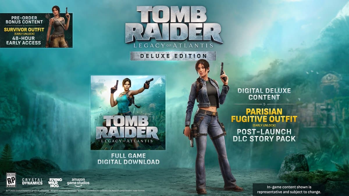 Tomb Raider: Legacy of Atlantis - Deluxe Edition - PS5 thumbnail 2