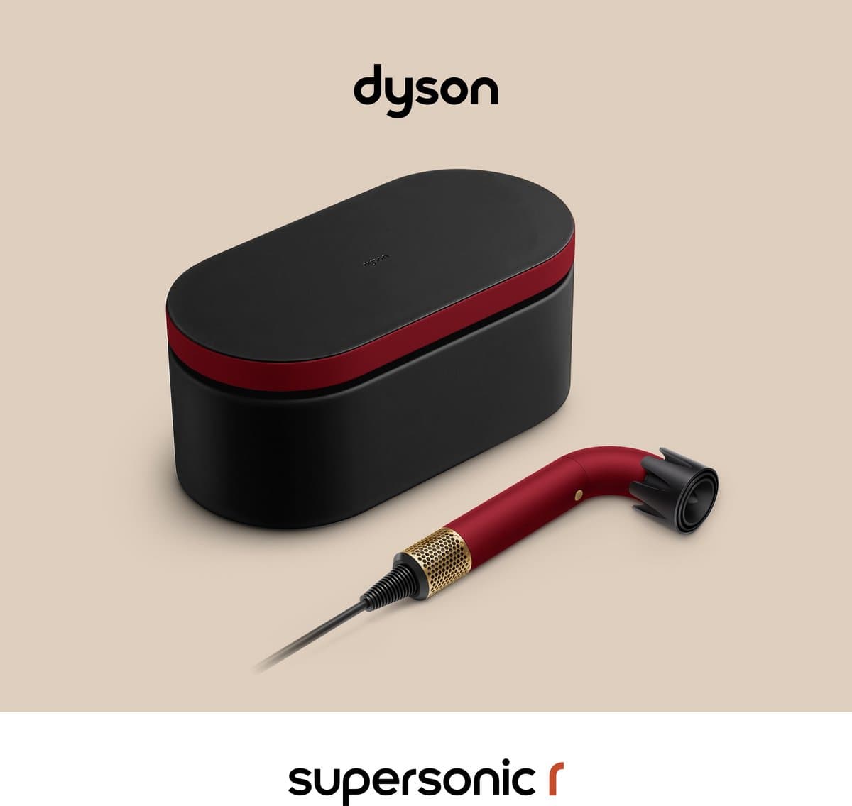 Dyson Supersonic r Straight+Wavy - Föhn - Red Velvet/Goud thumbnail 8