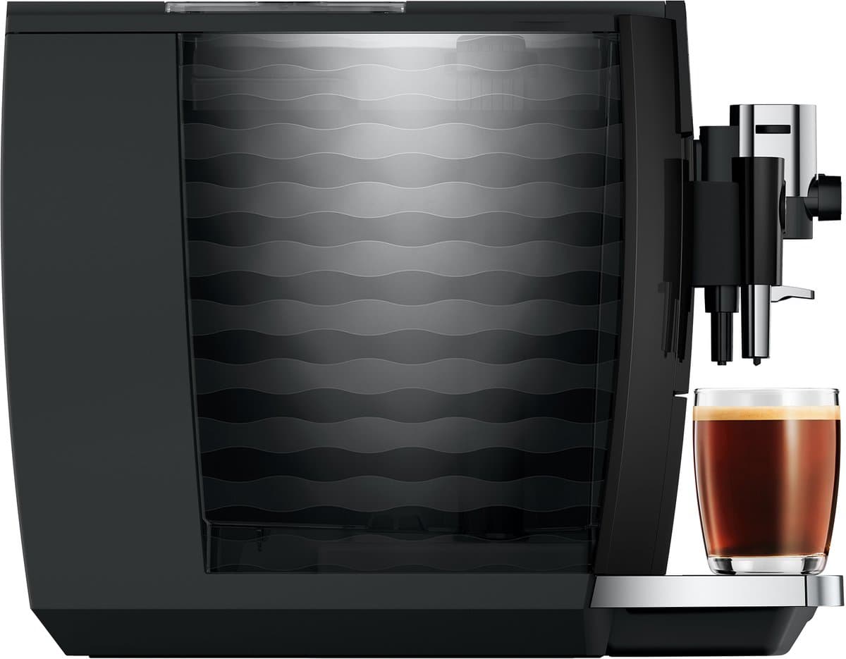 JURA E8 Piano Black - Volautomatische espressomachine met Smart Brew
