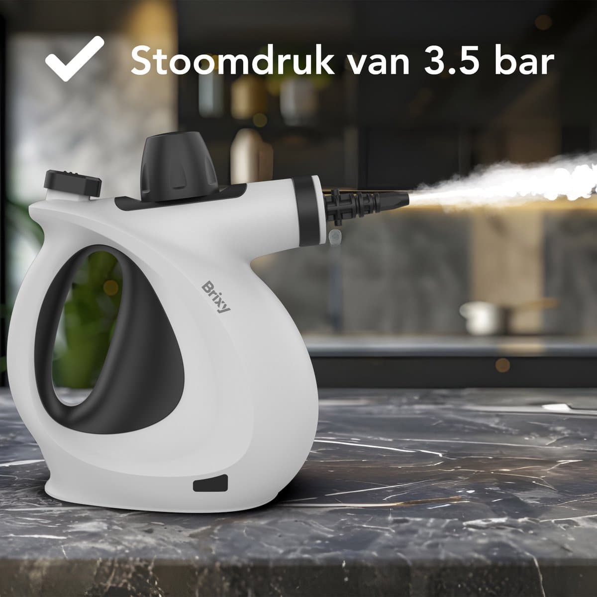 Stoomreiniger - Handstoomreiniger - Vlekkenreiniger - Vloer, Badkamer, Keuken - Tapijtreiniger - 1200W - Infinity Goods thumbnail 6