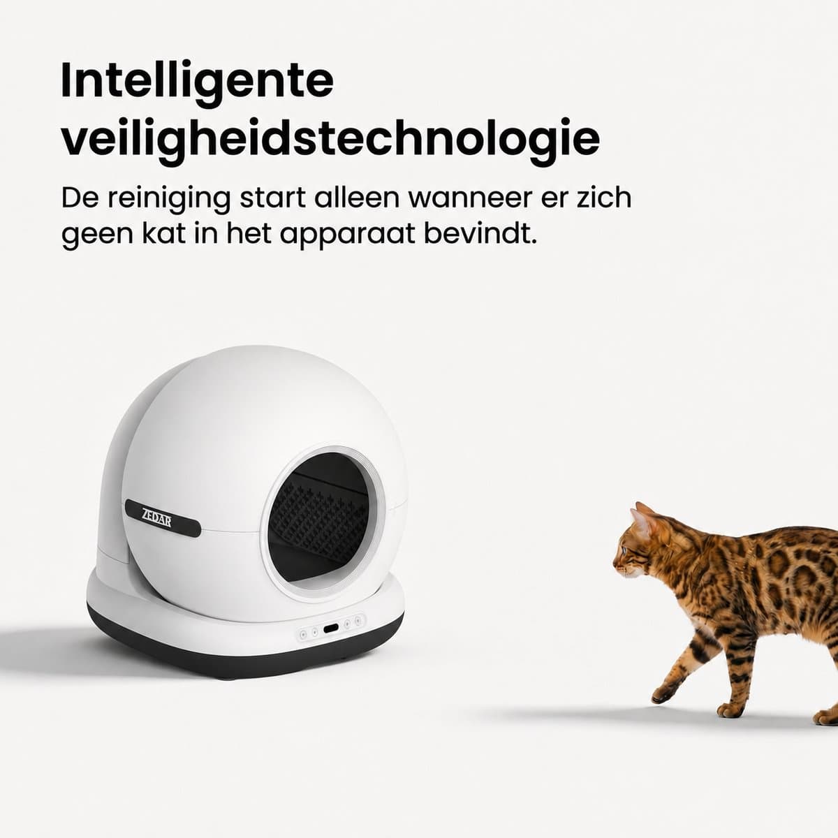 Zedar K1200 - Automatische Zelfreinigende Kattenbak met App thumbnail 8
