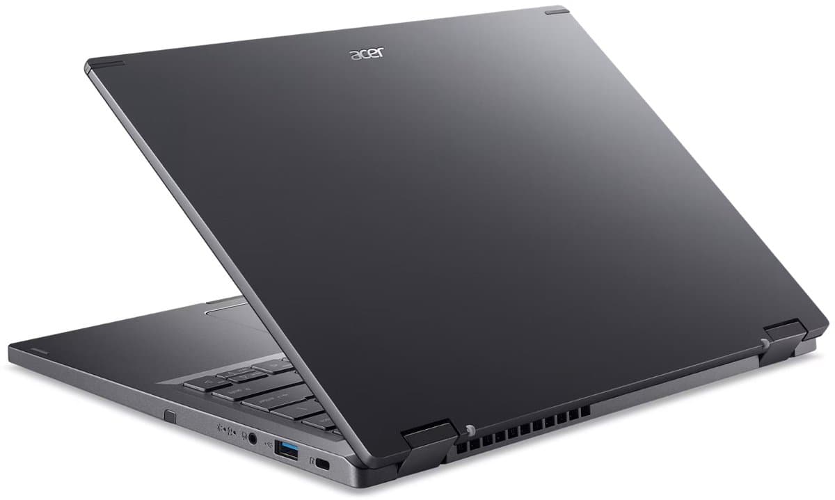 Aspire Spin 14 ASP14-52MTN-59R0 - 2-in-1 Convertible - 14 inch - Touchscreen - Core Ultra 5 (i5) - 32GB - 512GB SSD - Zilver - inclusief Stylus Pen - Verlicht toetsenbord thumbnail 3