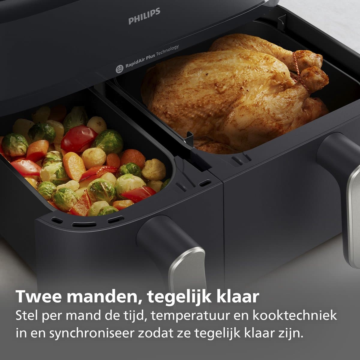 Philips NA551/00 airfryer 9L met stoom thumbnail 3