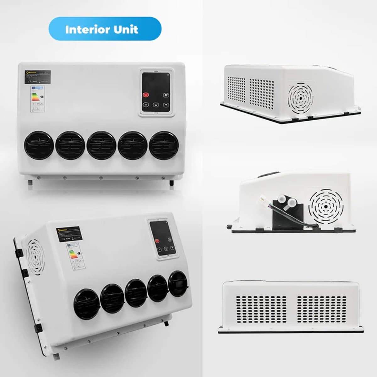 Airconditioner - Air conditioning - 10000 BTU - 150-500m³/u - 1-3KW - 12V Efficiënte Koeling - Met Afstandsbediening - Voor RV - Camper -Vrachtwagens - Boten thumbnail 3