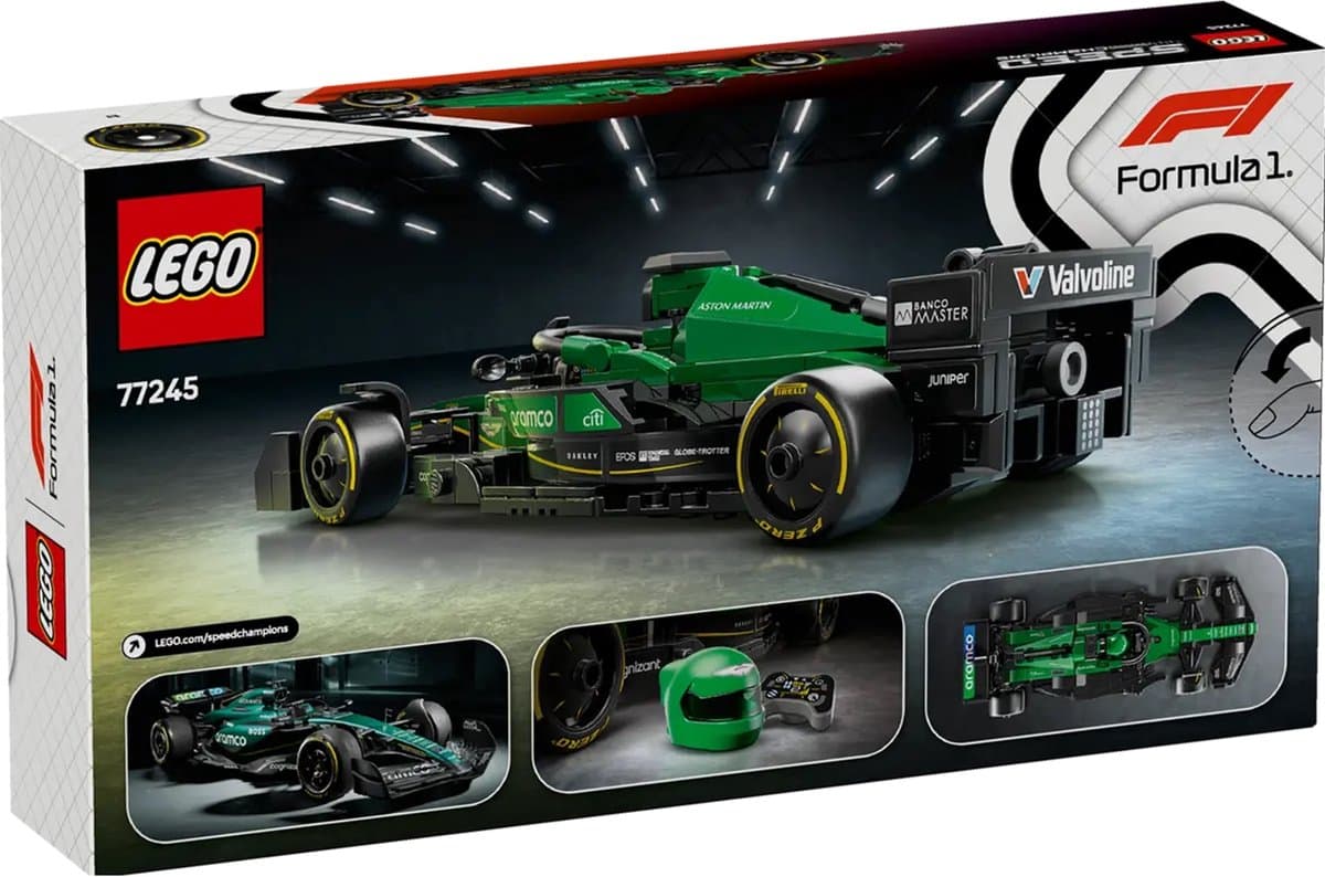 LEGO Speed Champions Aston Martin F1 AMR24: F1-bouwset met minifiguur thumbnail 6