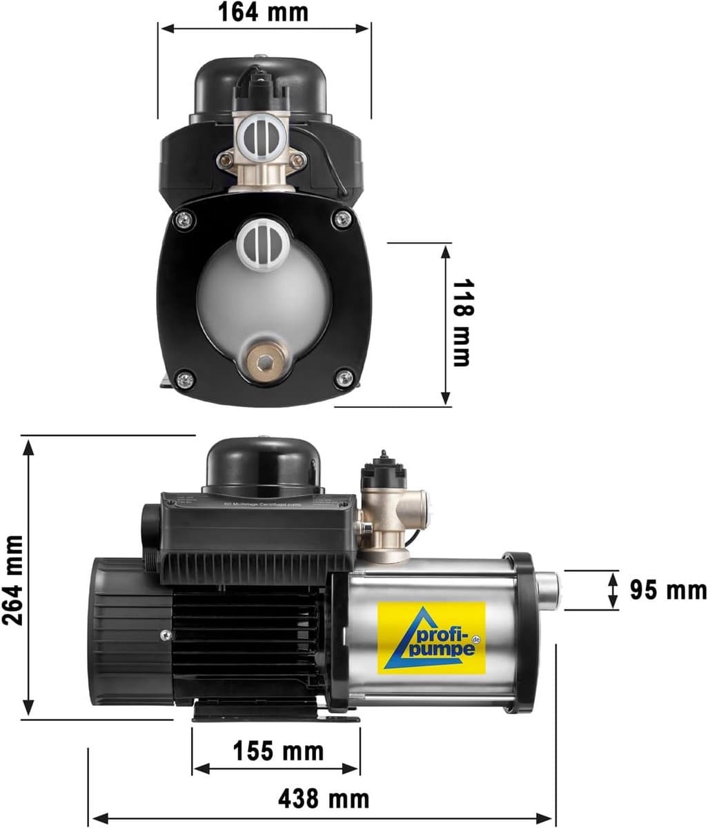 Huiswaterpomp met Sensor-Controle - Krachtige Centrifugaalpomp voor Tuin en Watertank thumbnail 6