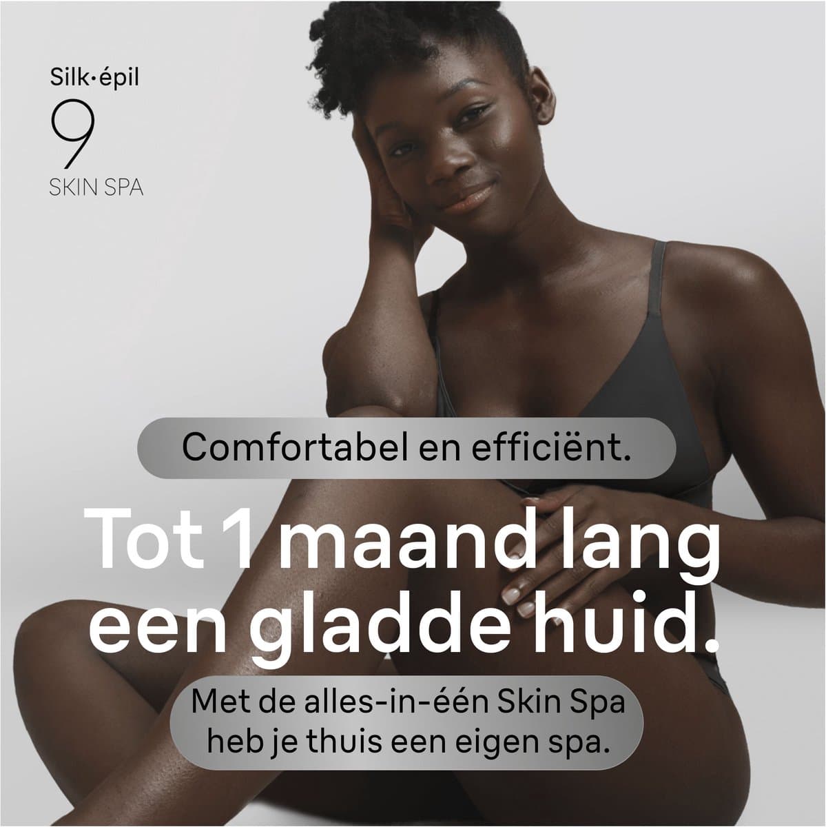 Braun Silk·épil 9 SkinSpa - Wet & Dry Epilator - 9-080 - Inclusief Exfoliatieborstel - Massagepad - Scheerkop en Trimkam - Zilver thumbnail 7