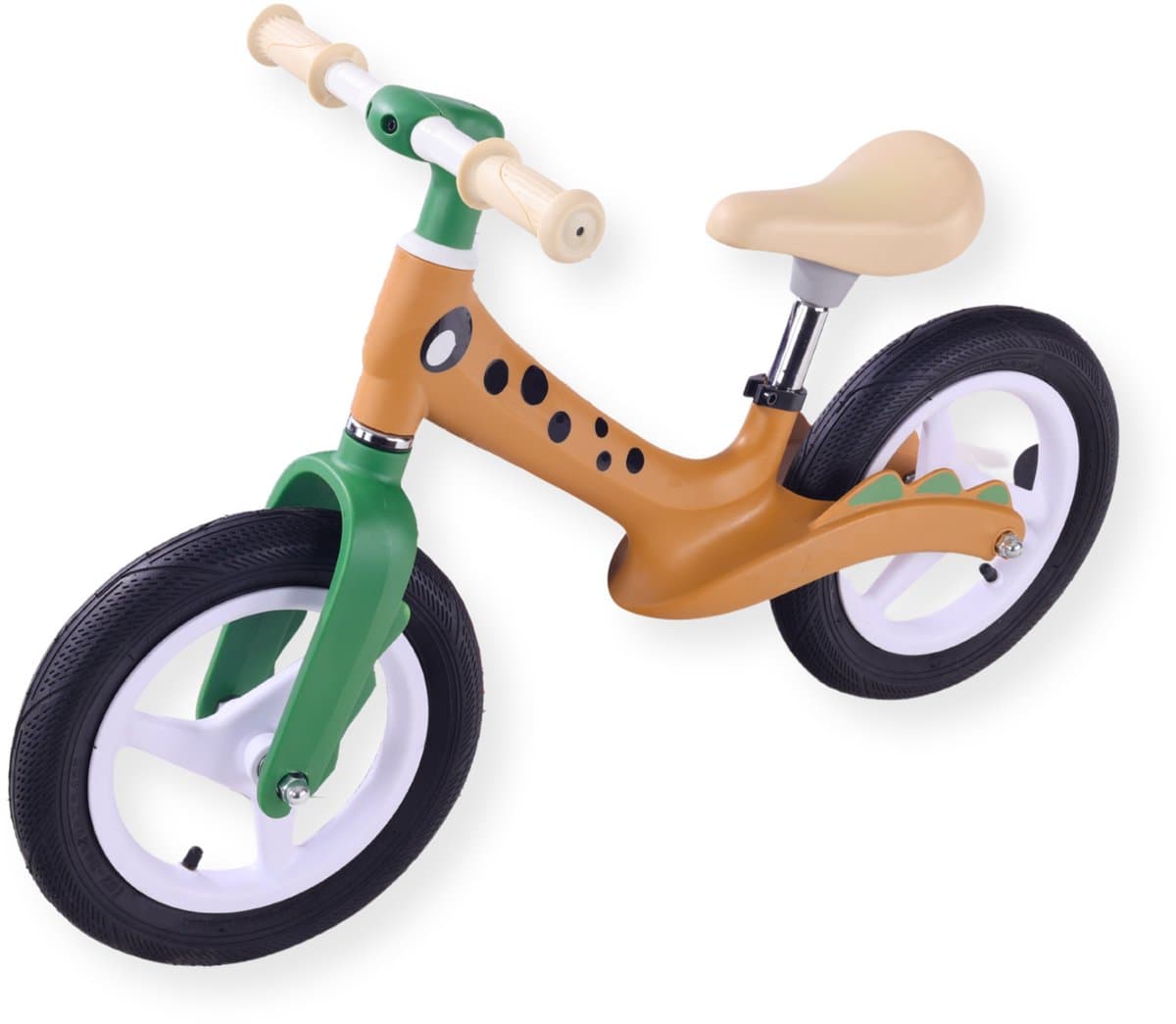 Buxibo - Loopfiets voor Kinderen - Paxi - 12 inch ​​- Bruin thumbnail 5