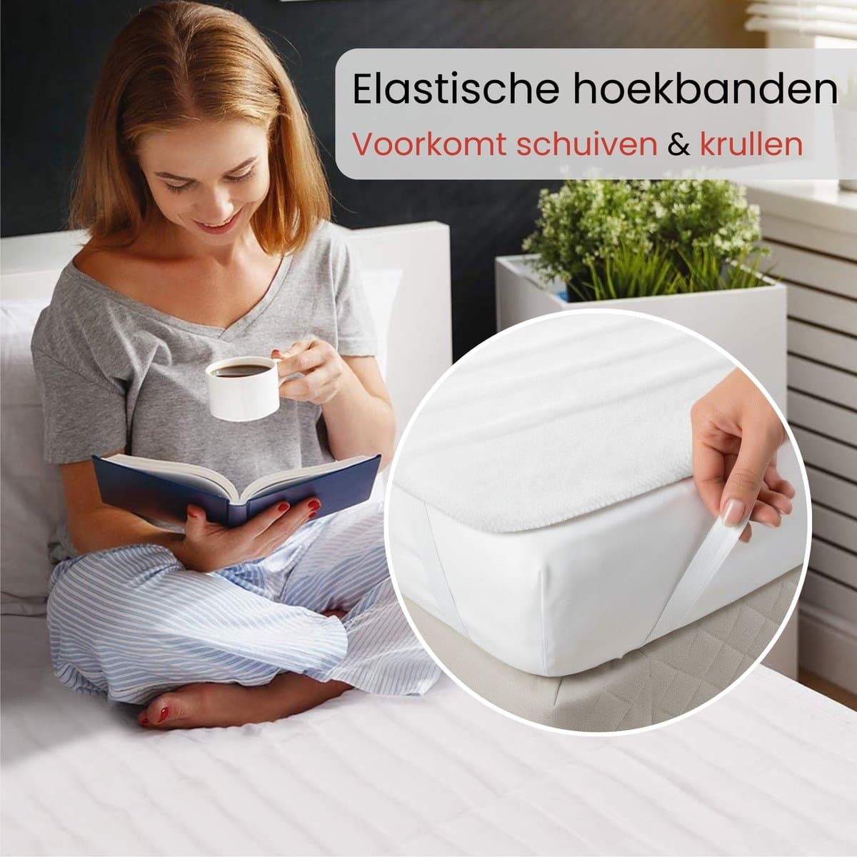 Zenzee Elektrische deken - 190x80 cm - Elektrische onderdeken - Warmte deken - 4 warmtestanden - 12 uurs timer - Incl. matrasbanden - XL formaat thumbnail 6