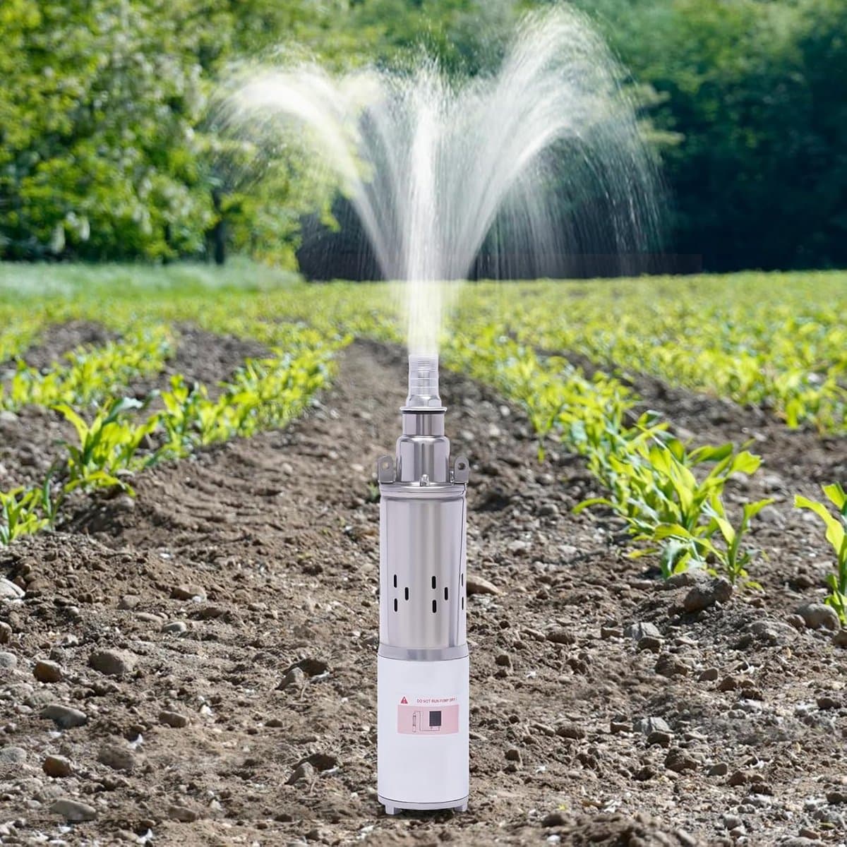 Diepbronpomp 180W 12V voor Tuin en Landbouw - Dompelpomp tot 34m Hoogte, Watertransport en Irrigatie thumbnail 2