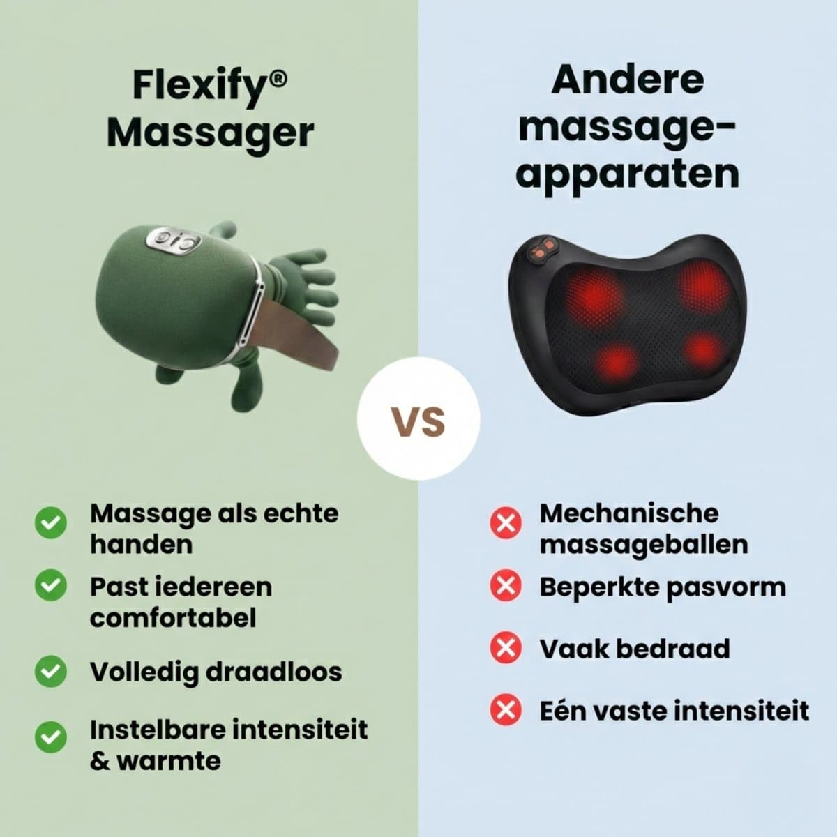 Shiatsu Nekmassagekussen met Warmte thumbnail 7