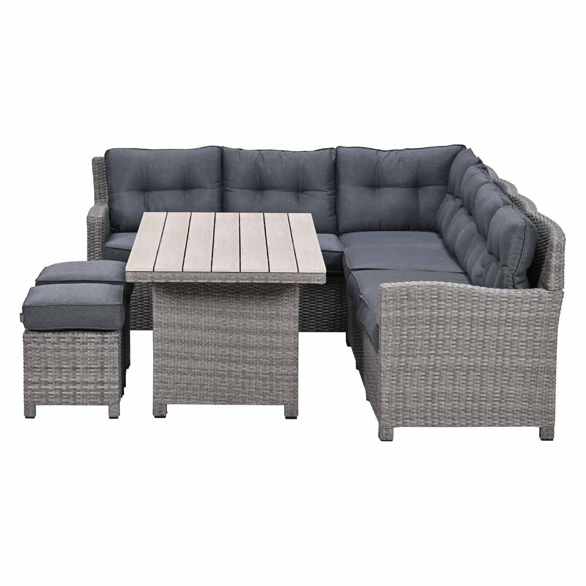Garden Impressions Jaru lounge dining set 5-delig links - light teak vironwood thumbnail 3
