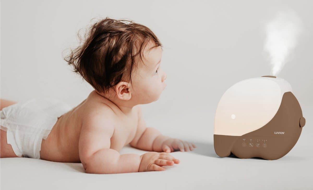 LUVION® Olifant Humidifier Mocha – Luchtbevochtiger & Nachtlampje – Ultrasone Mist – 3,8L – Ideaal voor Babykamer thumbnail 4