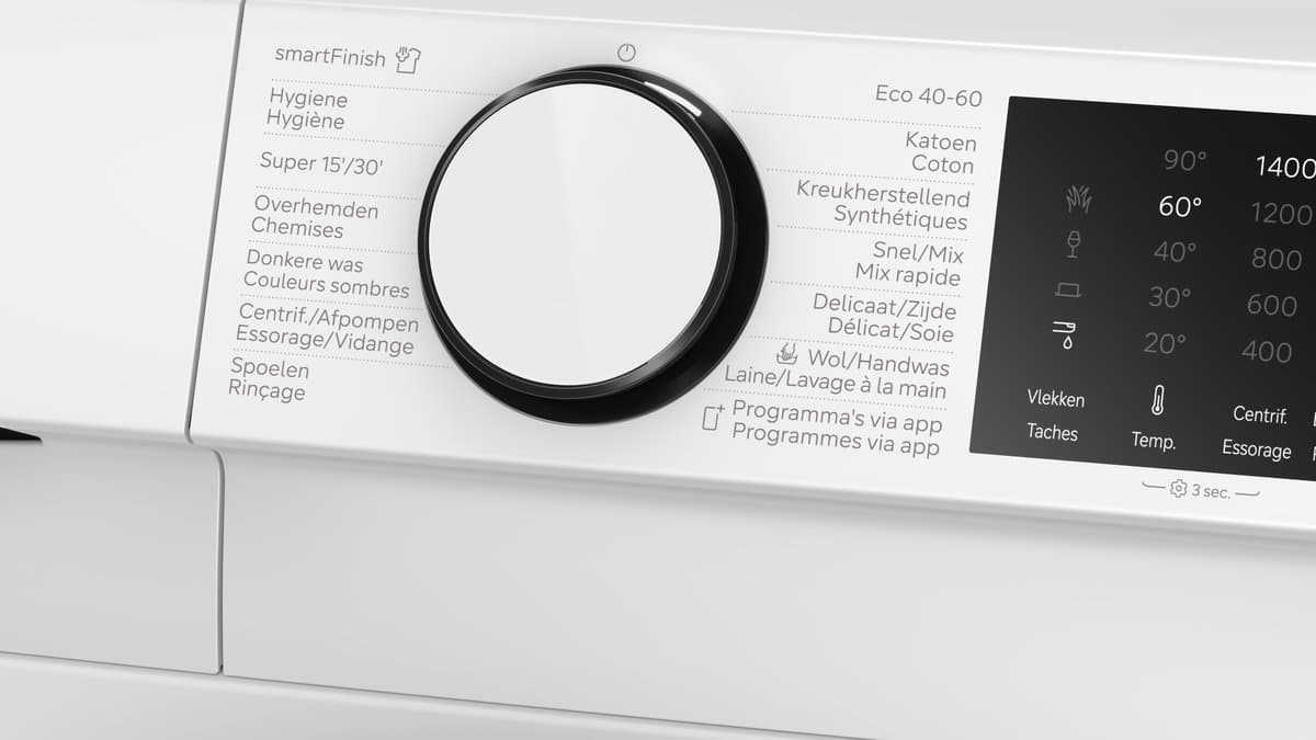 Siemens WG34J200FG - iQ500 - Wasmachine – 8 kg – 1400 rpm – Energieklasse A - smartFinish: vermindert kreukels tot 50% - Home Connect - NL/FR Display -SpeedPack L – Versnel programma's thumbnail 5