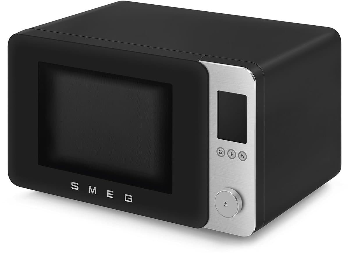 SMEG MOC02BLMEU - Combi-magnetron met grill - Airfry - 25 programma's - Soft-close - 2100W - Inverter technologie - 27L - Mat Zwart thumbnail 5