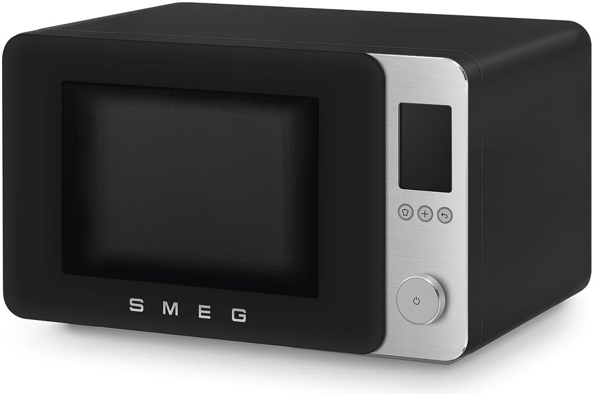 SMEG MOC02BLMEU - Combi-magnetron met grill - Airfry - 25 programma's - Soft-close - 2100W - Inverter technologie - 27L - Mat Zwart thumbnail 6