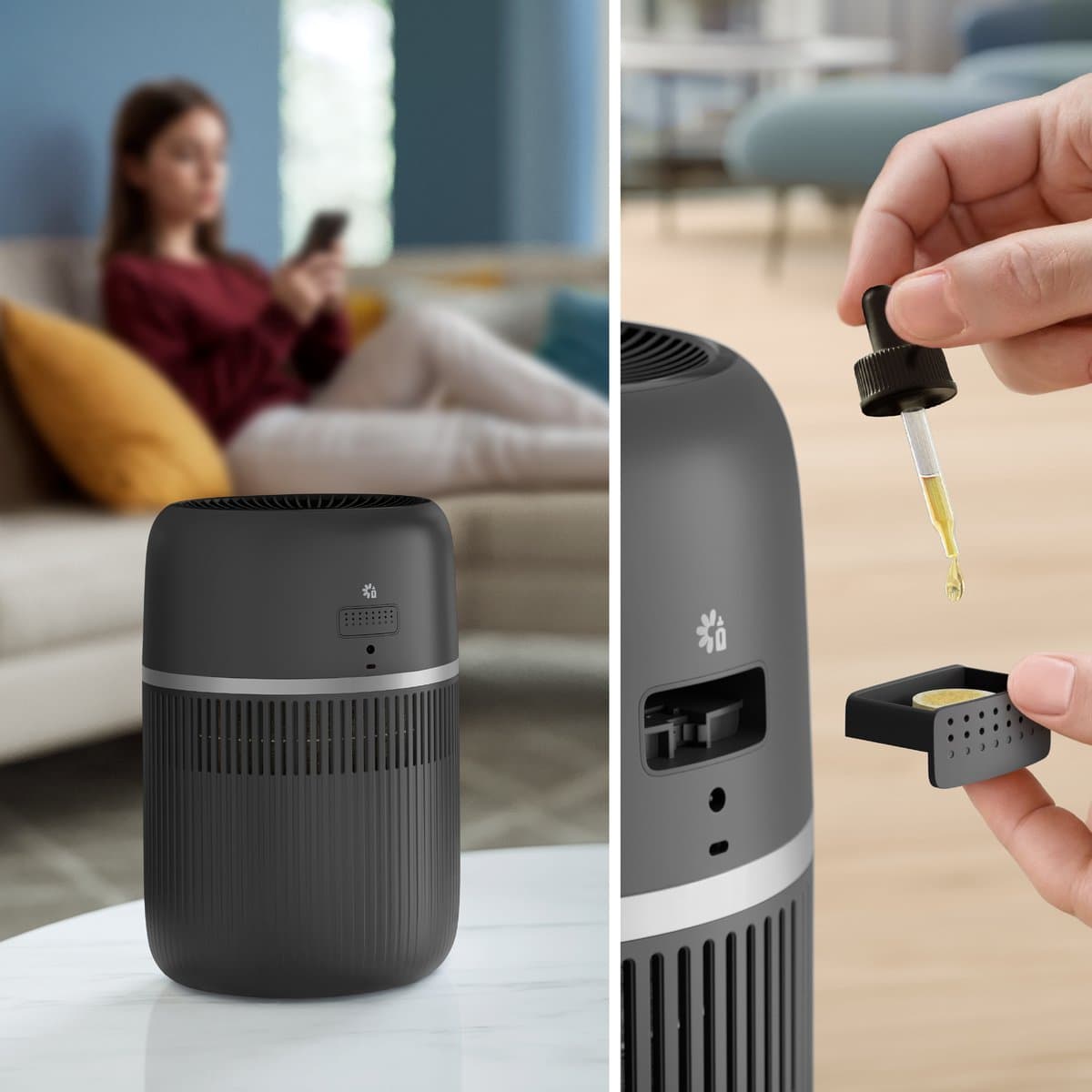 Philips Luchtbevochtiger 4000 serie - 300 ml/u, 3 ventilatorsnelheden, Air+ app, tot 44m2, 21 uur continu gebruik - HU4210/03 thumbnail 7