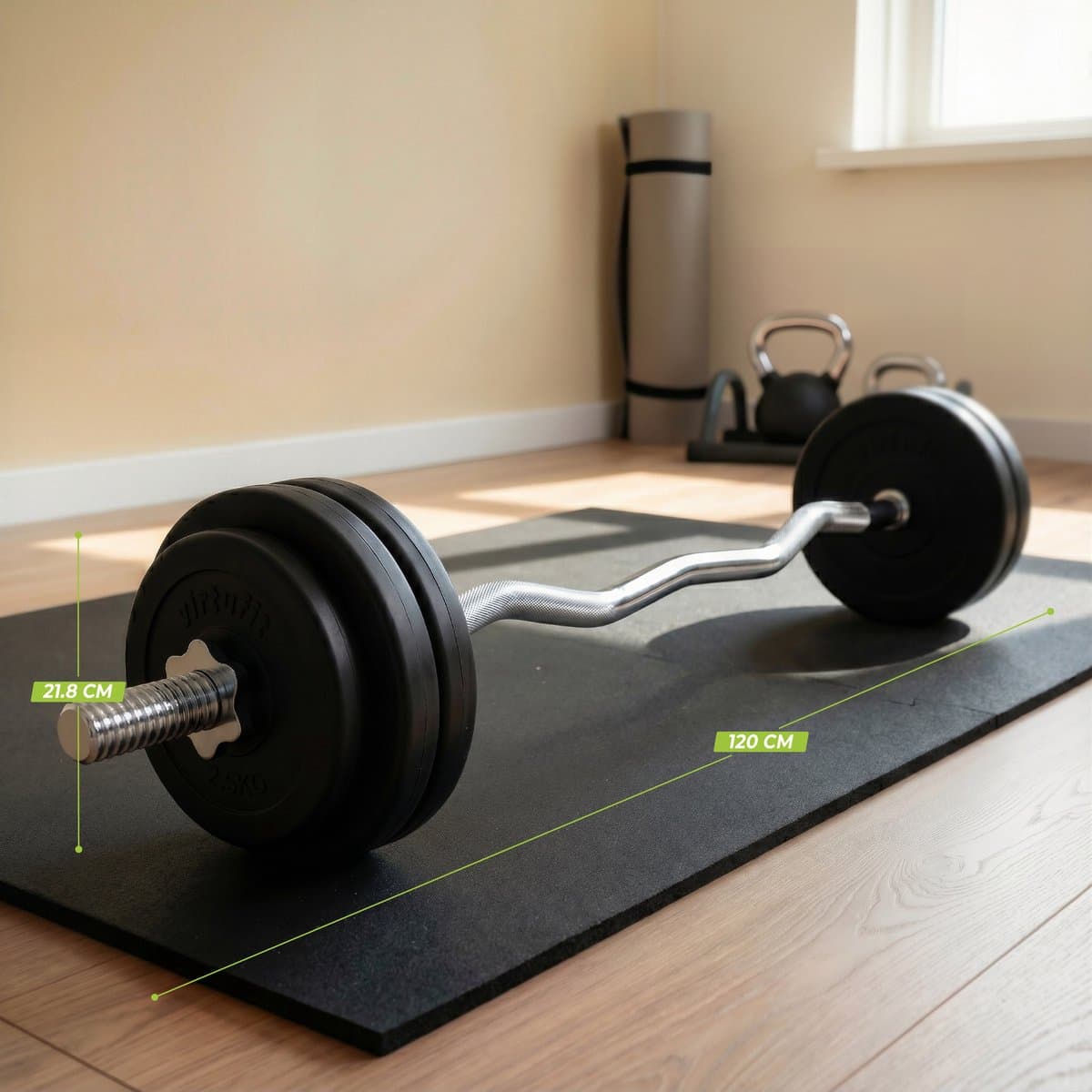VirtuFit Vinyl EZ-Curl Set - Halterset - 20 kg thumbnail 5