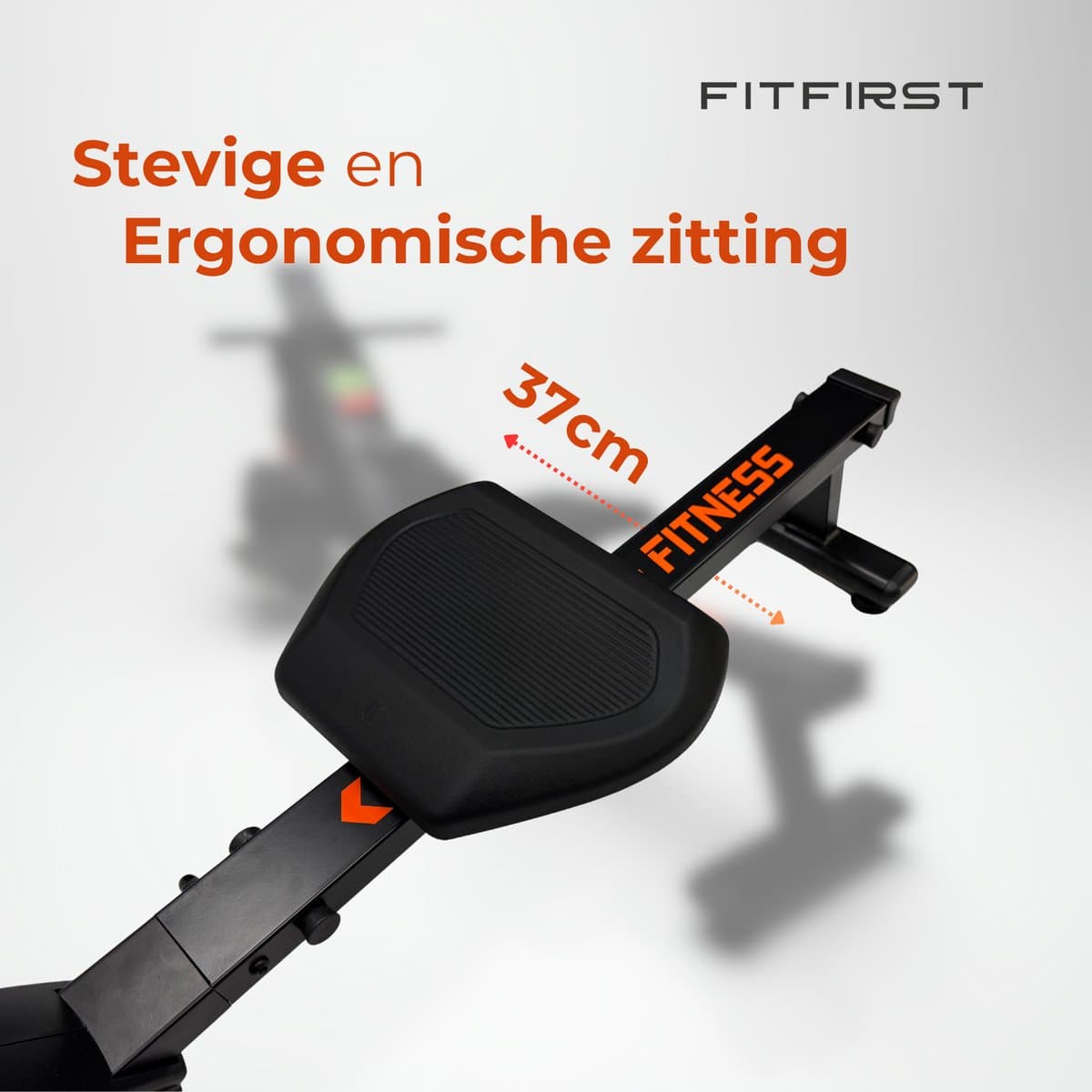 FitFirst Roeitrainer met Magnetische Weerstand | 16 Weerstanden | Makkelijk Verplaatsbaar Met Transportwielen | Fluisterstil Ontwerp | Roeimachine Magnetisch | Roeiapparaat Voor Thuis thumbnail 5