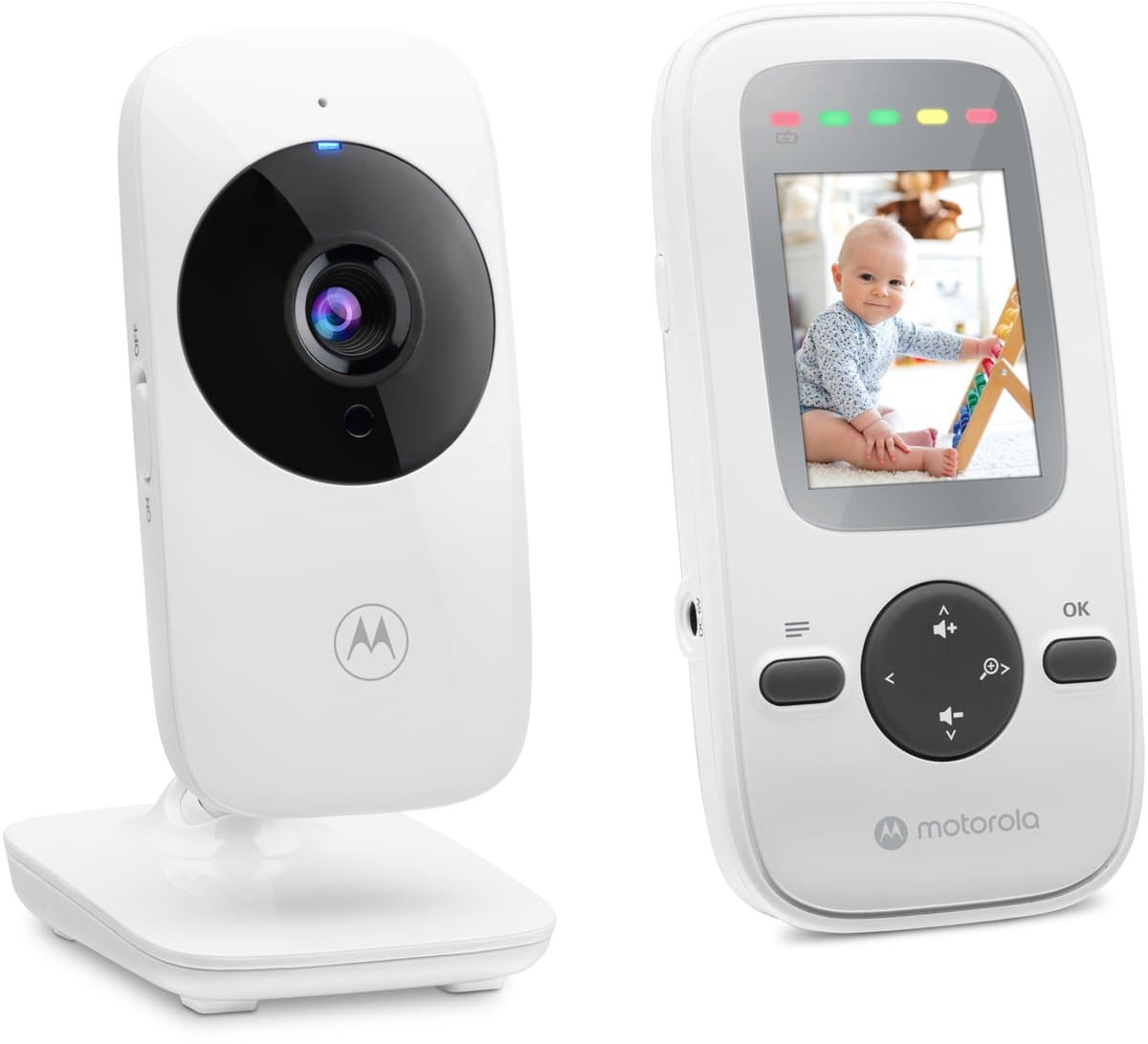 Motorola Nursery Babyfoon met Camera - Baby Monitor VM481 - Baby Camera met – 2,0‑Inch Kleurenscherm – Infrarood Nachtzicht – Digitale Zoom – LED Geluidsindicator – FHSS Connectie - 300M Bereik thumbnail 8