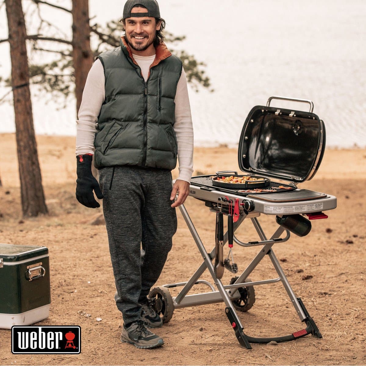 Weber Traveler - Draagbare gasbarbecue met 2065cm² grill thumbnail 7