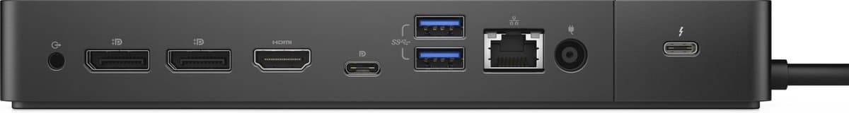 DELL WD19TB Bedraad Thunderbolt 3 Zwart thumbnail 4