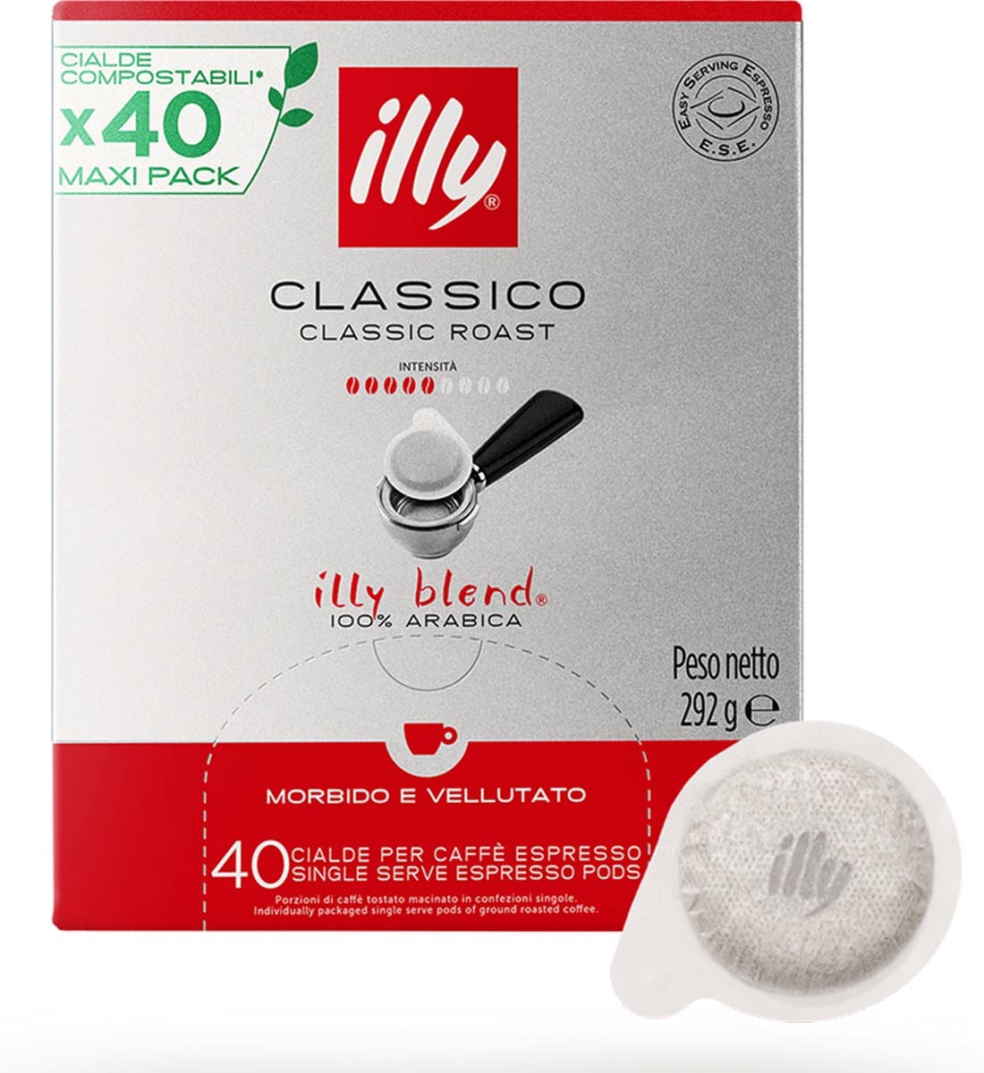 Illy ESE koffie servings Classico (40stuks) thumbnail 2