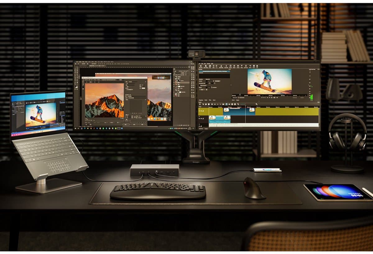 Kensington Dockingstation - SD5000T5 EQ Thunderbolt™ 5 Triple 4K-Dockingstation - met 140 W Stroomvoorziening - Windows/macOS thumbnail 5